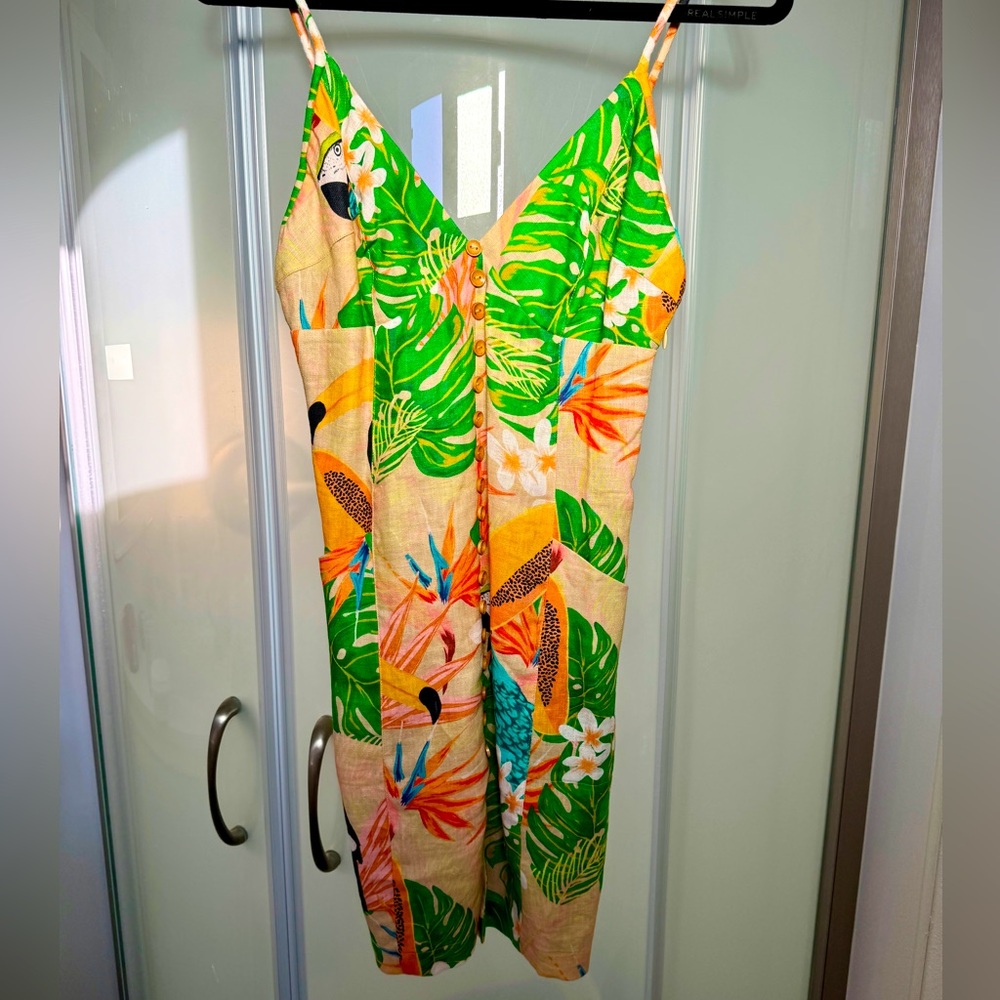 Farm Rio Linen Dress, size XS